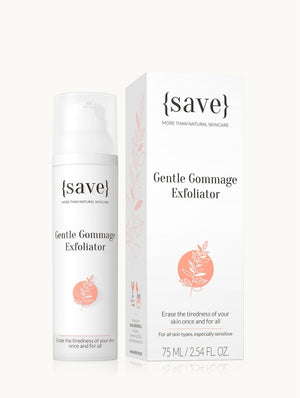 Gentle Gommage Exfoliator exfoliators {save} more than natural skincare